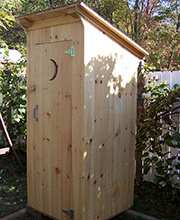 3 x 3 Novelty Outhouse